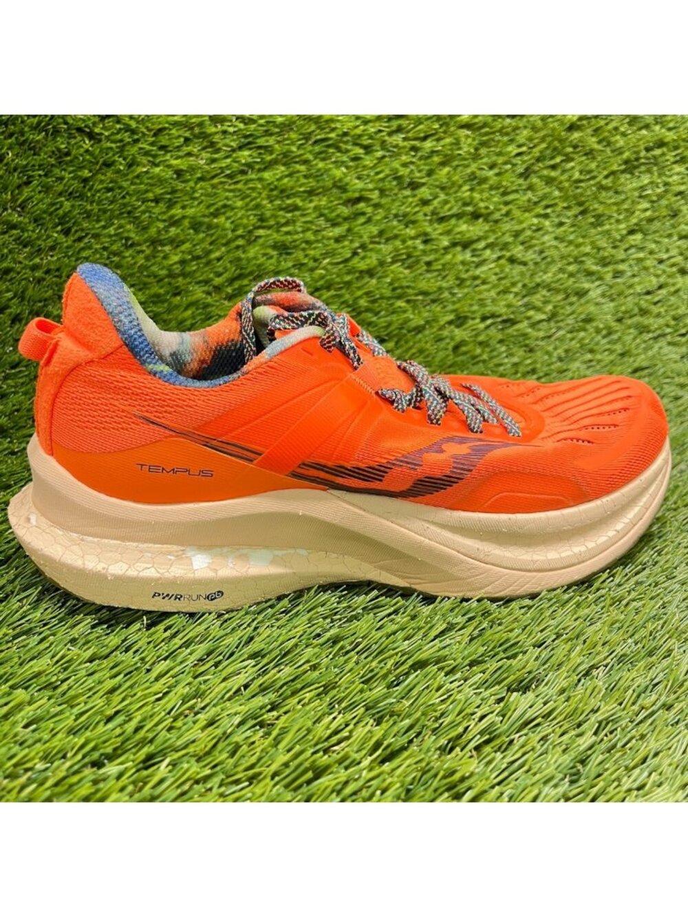 Saucony Tempus Womens Size 8.5 Orange Athletic Running Walking Shoes Sneakers